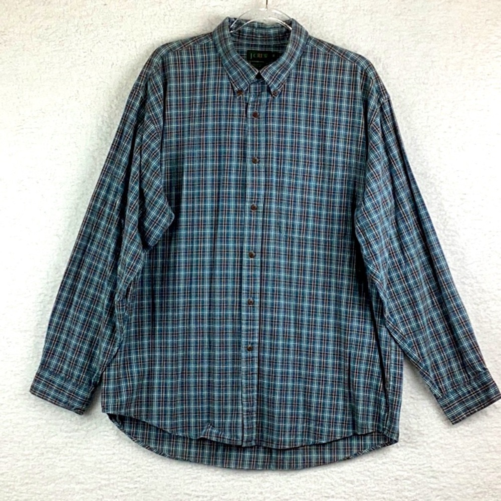 J. Crew Men’s Size X-Large Plaid Buttons Down Shirt.